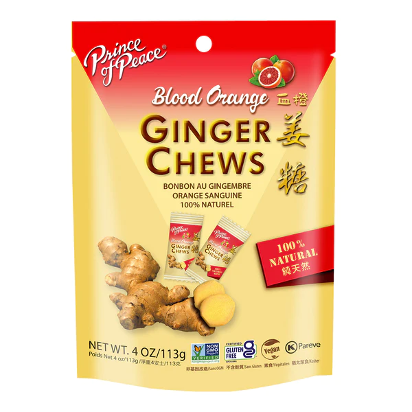 6 Flavors of Prince of Peace Ginger Chews – Healthy Snack