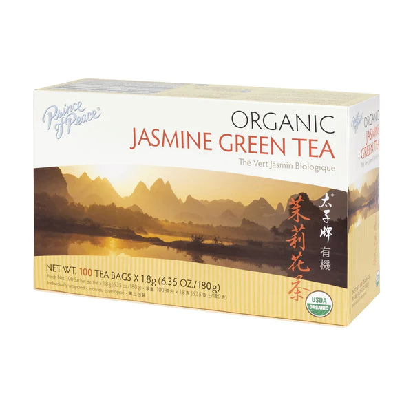 Prince of Peace Organic Jasmine Green Tea, 100 tea bags