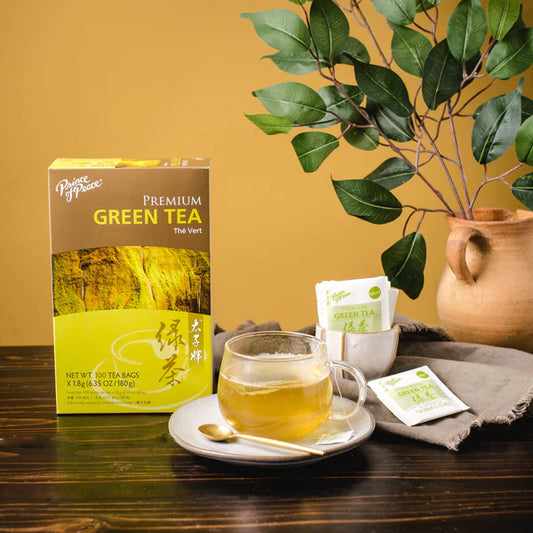IwellFresh Premium Green Tea – Refreshing & Energizing, 100 Tea Bags | (Authentic Prince of Peace)