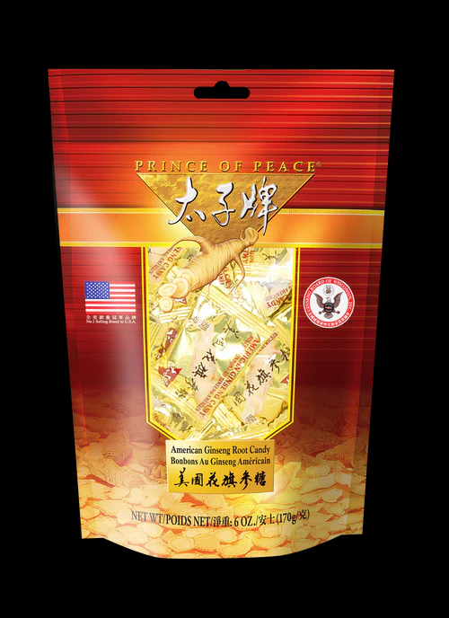 iWellFresh American Ginseng Root Candy - 6 & 16 oz (Authentic Prince of Peace Product)
