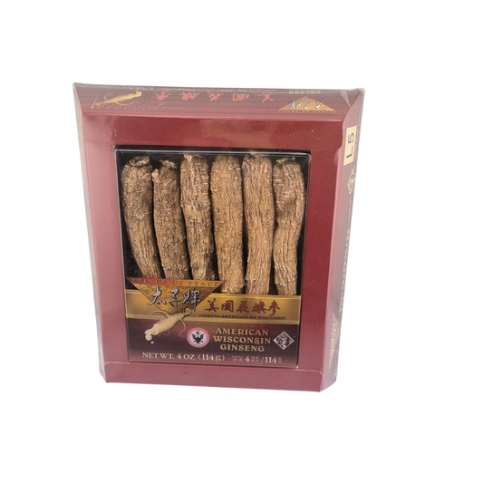 Prince of Peace American Wisconsin Ginseng Long Root, 4 oz Bag