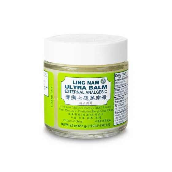 Ling Nam Ultra Balm – Natural Pain Relief Cream for Muscle Soreness, Backache & Arthritis | External Analgesic with Cooling Effect
