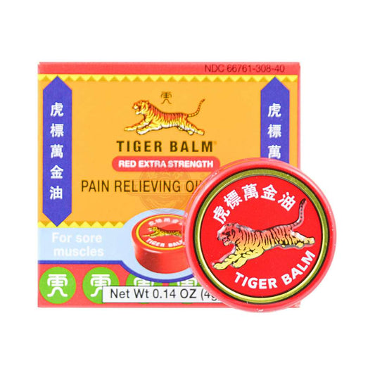 TIGER BALM Red Extra Strength Pain Relieving Ointment (for sore muscles) 4g