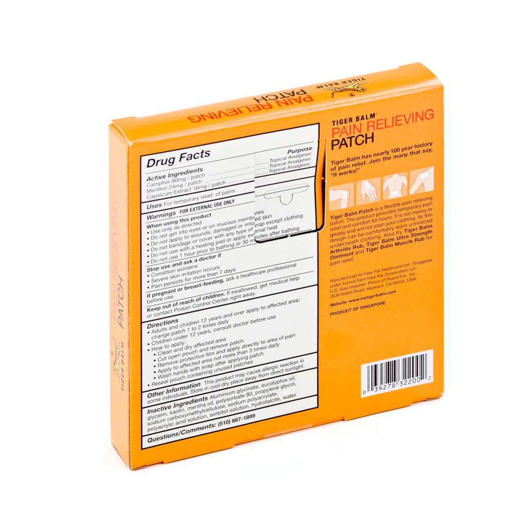 TigerBalm Pain Relieving Patch 5pcs/bx